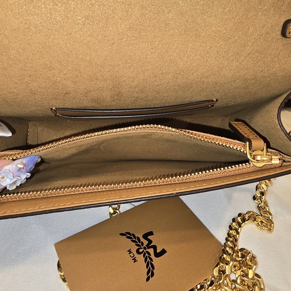 MCM Black and Tan Crossbody Bag. NWT - Picture 9 of 15